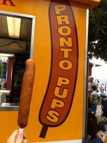 Minnesota State Fair. Labelled not hot dog.