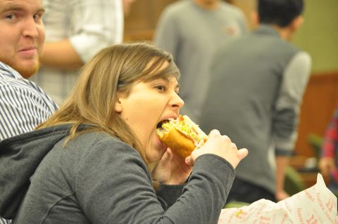maria 088. Labelled hot dog.